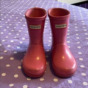 Hunter Boots - size 5 toddler